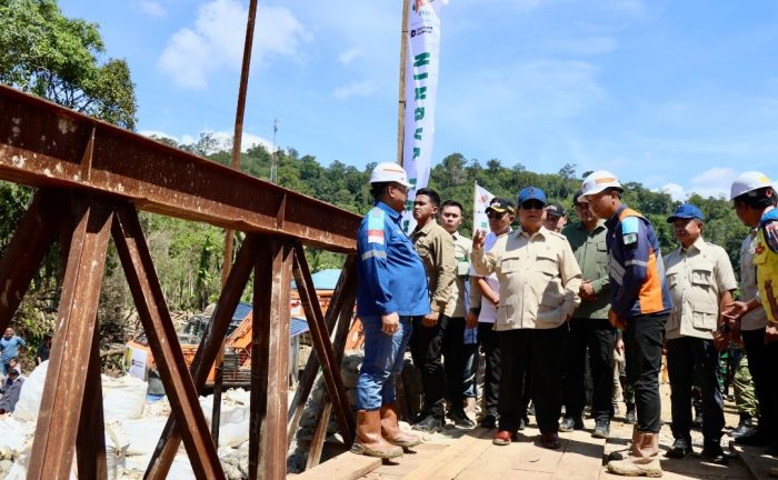Presiden Prabowo dan Mendagri Tinjau Bencana di Tapsel